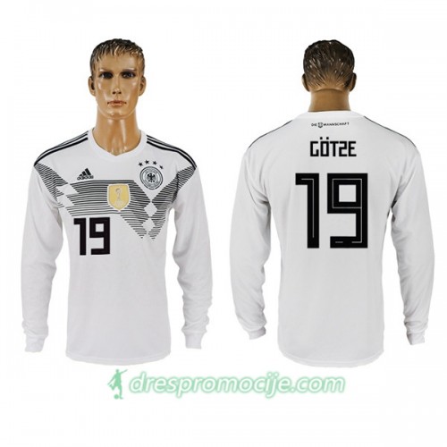 Njemačka Dres Gotze 19 Domaći Svjetsko prvenstvo 2018 Dugim Rukavima Njemačka Dres Gotze 19 Domaći Svjetsko prvenstvo 2018 Dugim Rukavima